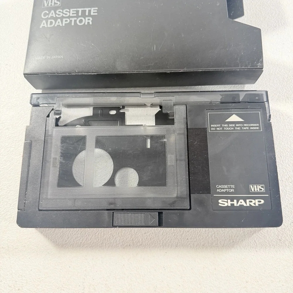 Sharp VHS Camcorder To VHS Cassette Adapter Converter VR-72CA UNTESTED READ
